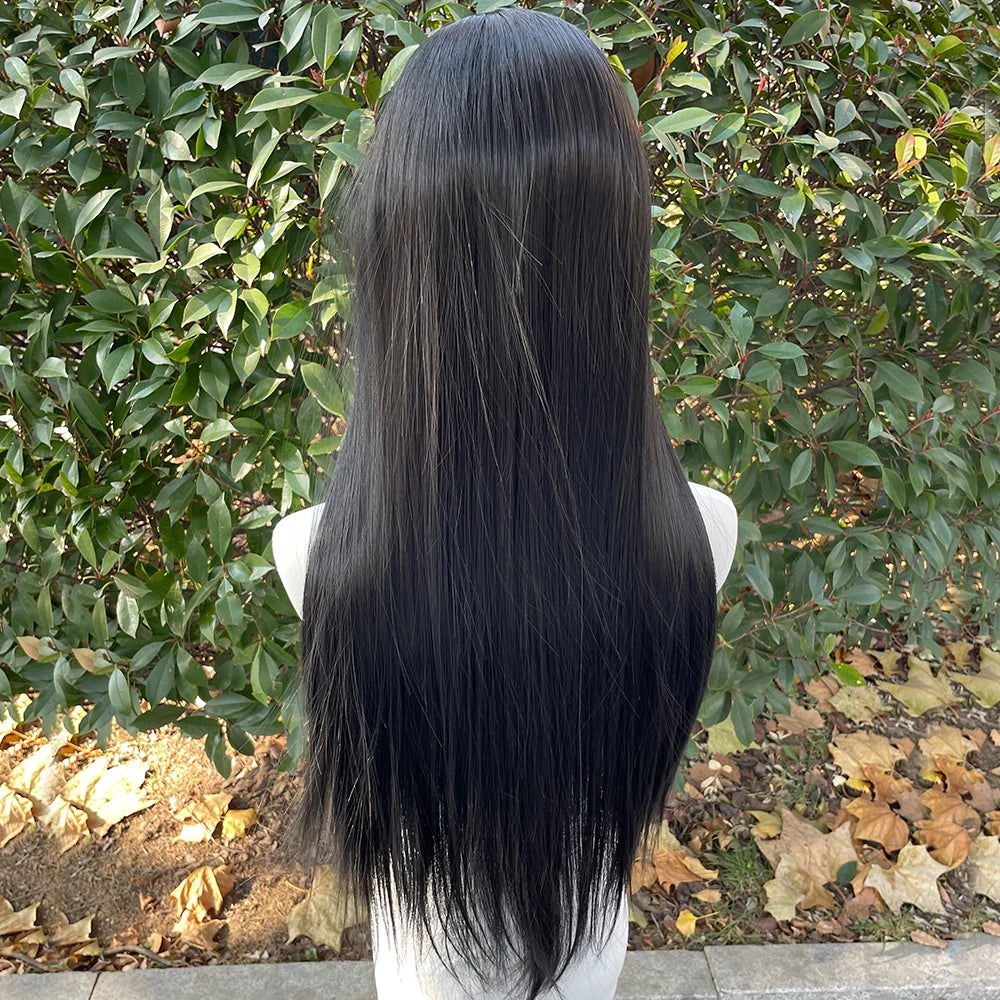 Premium Silk Straight Headband Wig | Beginner-Friendly Glueless Synthetic | D'AuraHaven
