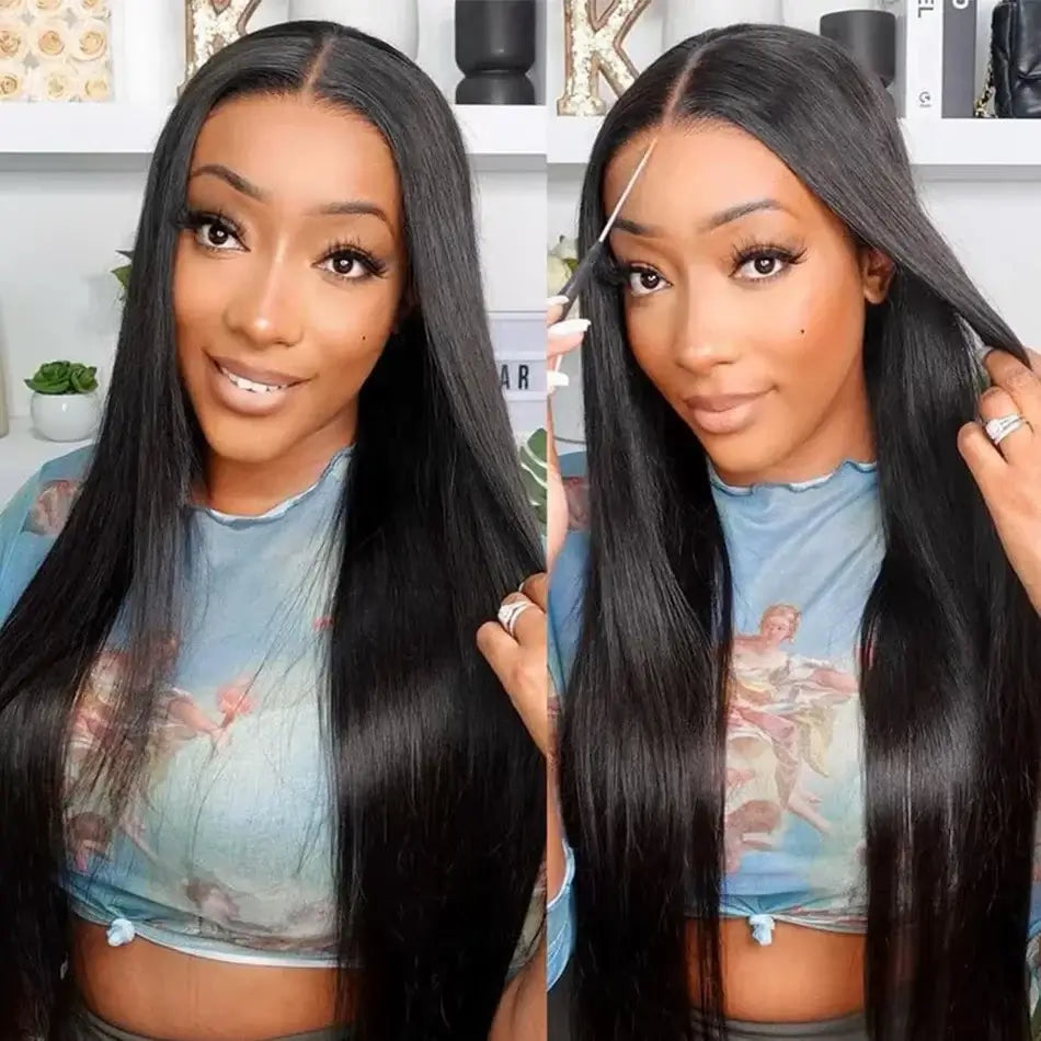Premium Deep Wave Synthetic Bundles with Matching Closure Set | D'AuraHaven