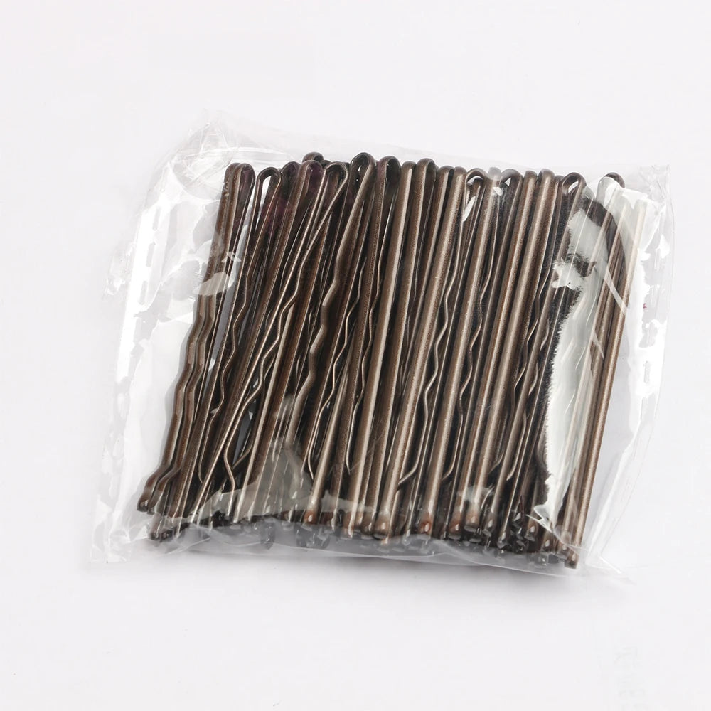 Professional 5cm Bobby Pins Set | 50-Piece Secure Grip Hairpins | D'AuraHaven