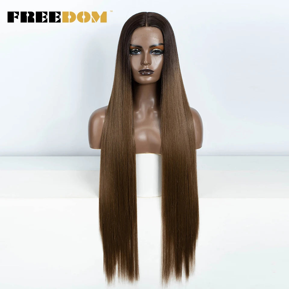 Chic Pixie Cut Lace Front Wig | Short Straight Synthetic | D'AuraHaven