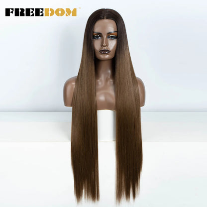 Chic Pixie Cut Lace Front Wig | Short Straight Synthetic | D'AuraHaven
