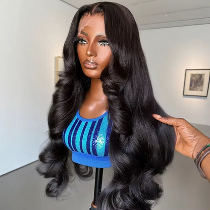 30" 32" Extreme Volume Body Wave HD Lace Frontal Wig | 300% Density 13x6 Glueless Human Hair | D'AuraHaven
