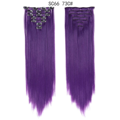 Premium 22" Long Straight Clip-In Hair Extensions (7-Piece Set) | D'AuraHaven