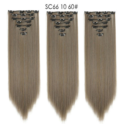 Premium 22" Long Straight Clip-In Hair Extensions (7-Piece Set) | D'AuraHaven