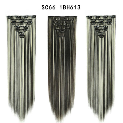 Premium 22" Long Straight Clip-In Hair Extensions (7-Piece Set) | D'AuraHaven
