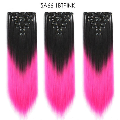 Premium 22" Long Straight Clip-In Hair Extensions (7-Piece Set) | D'AuraHaven