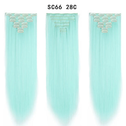 Premium 22" Long Straight Clip-In Hair Extensions (7-Piece Set) | D'AuraHaven
