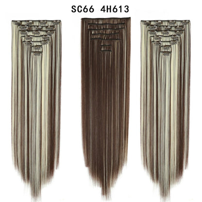 Premium 22" Long Straight Clip-In Hair Extensions (7-Piece Set) | D'AuraHaven