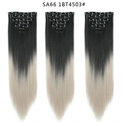 Premium 22" Long Straight Clip-In Hair Extensions (7-Piece Set) | D'AuraHaven