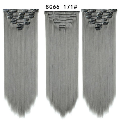 Premium 22" Long Straight Clip-In Hair Extensions (7-Piece Set) | D'AuraHaven