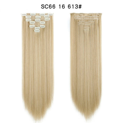 Premium 22" Long Straight Clip-In Hair Extensions (7-Piece Set) | D'AuraHaven