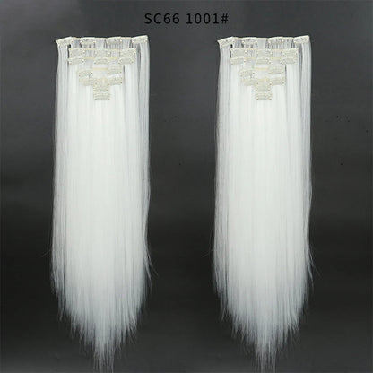 Premium 22" Long Straight Clip-In Hair Extensions (7-Piece Set) | D'AuraHaven