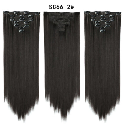 Premium 22" Long Straight Clip-In Hair Extensions (7-Piece Set) | D'AuraHaven