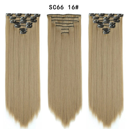Premium 22" Long Straight Clip-In Hair Extensions (7-Piece Set) | D'AuraHaven