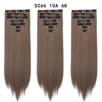 Premium 22" Long Straight Clip-In Hair Extensions (7-Piece Set) | D'AuraHaven