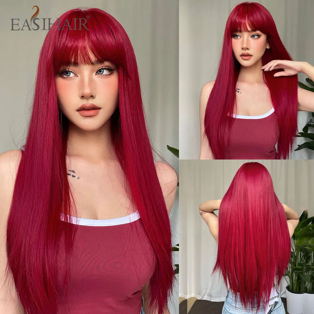 Kinky Curly Bob Lace Front Wig | High-Volume Synthetic | D'AuraHaven