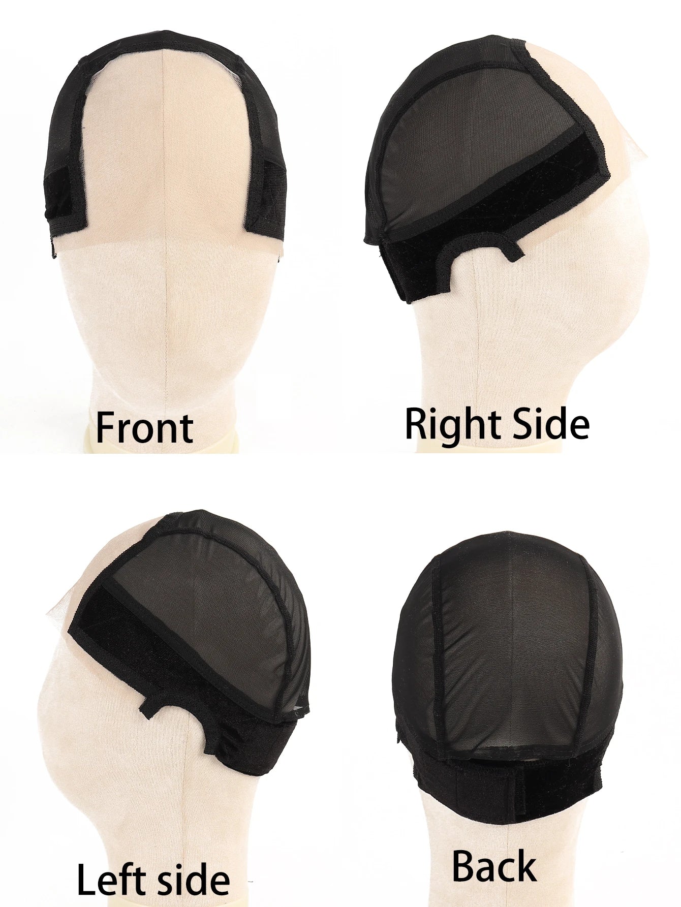 Professional Grip Wig Cap | Adjustable Headband & U-Part Wig Making Base | D'AuraHaven
