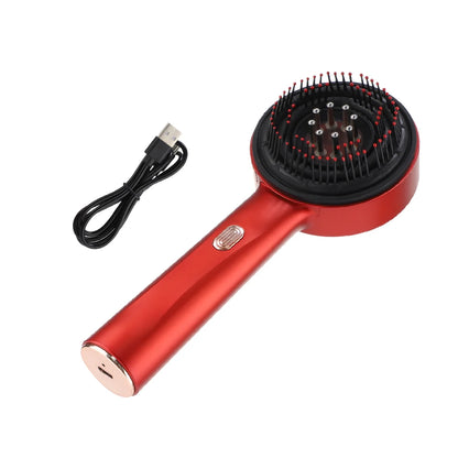 Red Light Therapy Electric Scalp Massager & Root Oil Applicator | Anti-Hair Loss Vibration Comb | D'AuraHaven