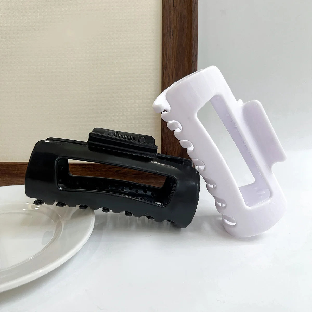 Premium Silicone Flexible Hair Claw Clip | Non-Slip Large Bendable Hair Catch | D'AuraHaven