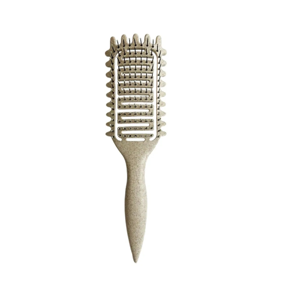 Premium 3-in-1 Curl Defining Brush | Hollow Detangling & Shaping Tool | D'AuraHaven