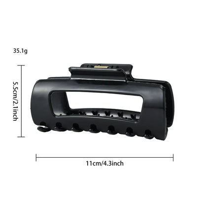 Premium Silicone Flexible Hair Claw Clip | Non-Slip Large Bendable Hair Catch | D'AuraHaven