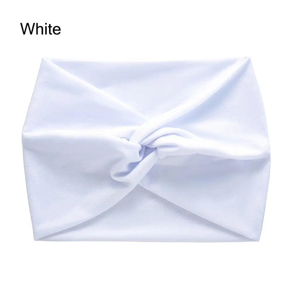 Luxe Extra-Large Twisted Turban Headband | Wide Non-Slip Workout Head Wrap | D'AuraHaven
