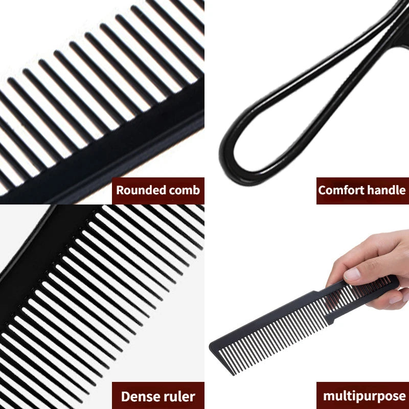 Premium Wide-Tooth Detangling Comb Set | Anti-Frizz Styling Tools for Curly Hair & Wigs | D'AuraHaven