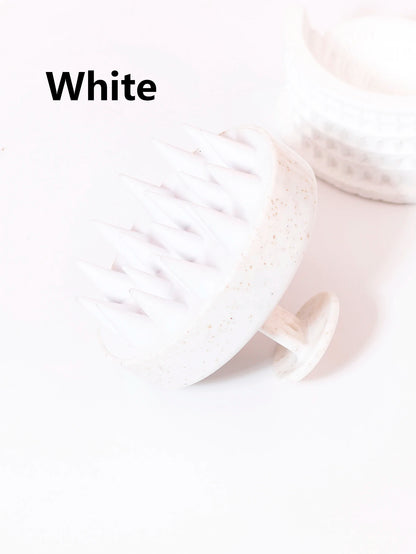 Luxe Dual-Purpose Silicone Massager | Scalp Scrubber & Wig Care Brush | D'AuraHaven