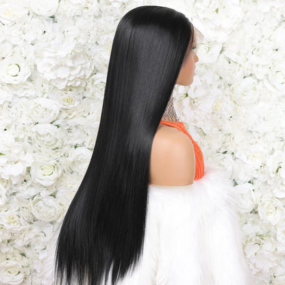 Luxe Loose Deep Wave Lace Front Wig | High-Temperature Synthetic | D'AuraHaven