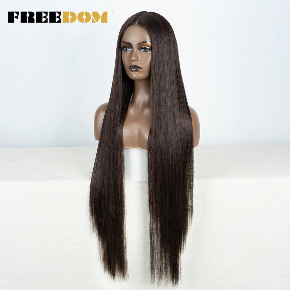 Chic Pixie Cut Lace Front Wig | Short Straight Synthetic | D'AuraHaven