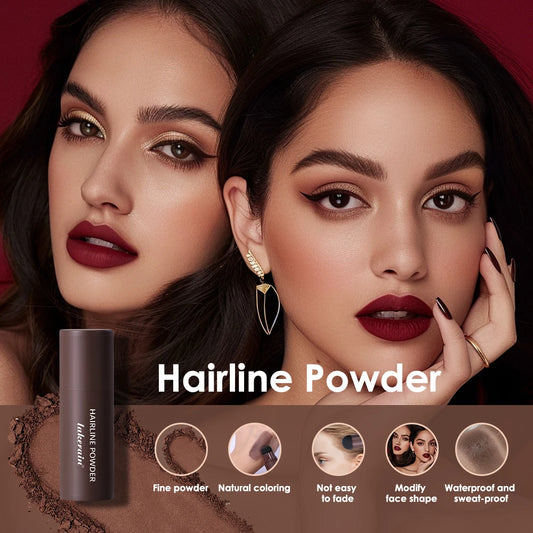 Premium Waterproof Hairline Shadow Powder | Instant Root Touch-Up & Contour Stick | D'AuraHaven