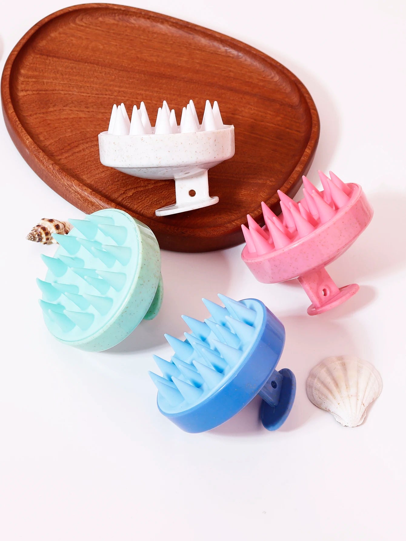 Luxe Dual-Purpose Silicone Massager | Scalp Scrubber & Wig Care Brush | D'AuraHaven