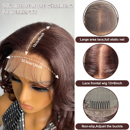 Latisha HD  Synthetic Lace Front Wig with Bangs | Highlight Curly 13x6 Frontal Effect | D'AuraHaven