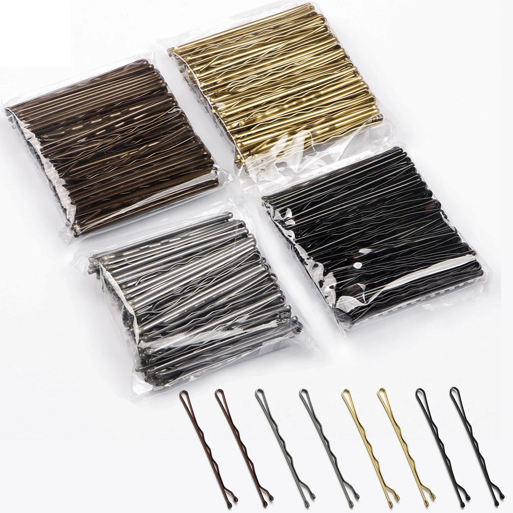 Professional 5cm Bobby Pins Set | 50-Piece Secure Grip Hairpins | D'AuraHaven