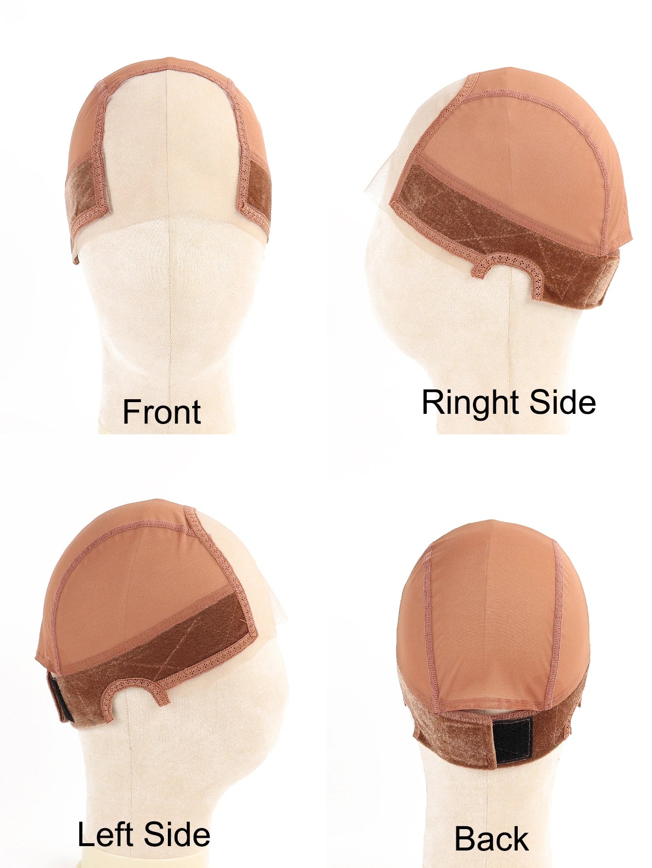 Professional Grip Wig Cap | Adjustable Headband & U-Part Wig Making Base | D'AuraHaven
