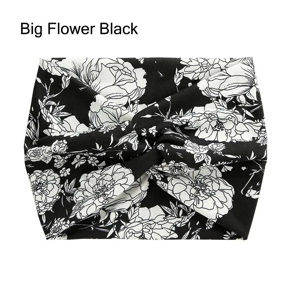 Luxe Extra-Large Twisted Turban Headband | Wide Non-Slip Workout Head Wrap | D'AuraHaven