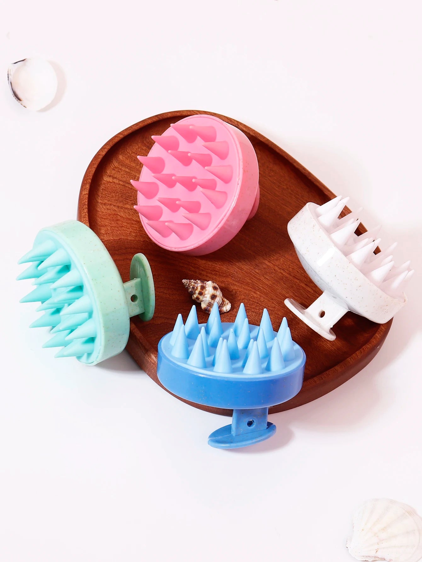 Luxe Dual-Purpose Silicone Massager | Scalp Scrubber & Wig Care Brush | D'AuraHaven