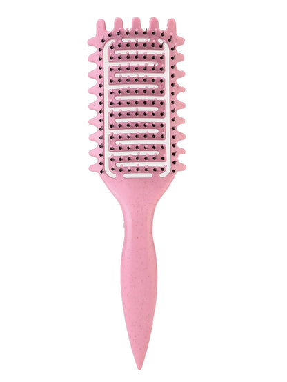 Premium 3-in-1 Curl Defining Brush | Hollow Detangling & Shaping Tool | D'AuraHaven