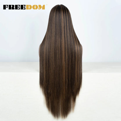 Chic Pixie Cut Lace Front Wig | Short Straight Synthetic | D'AuraHaven