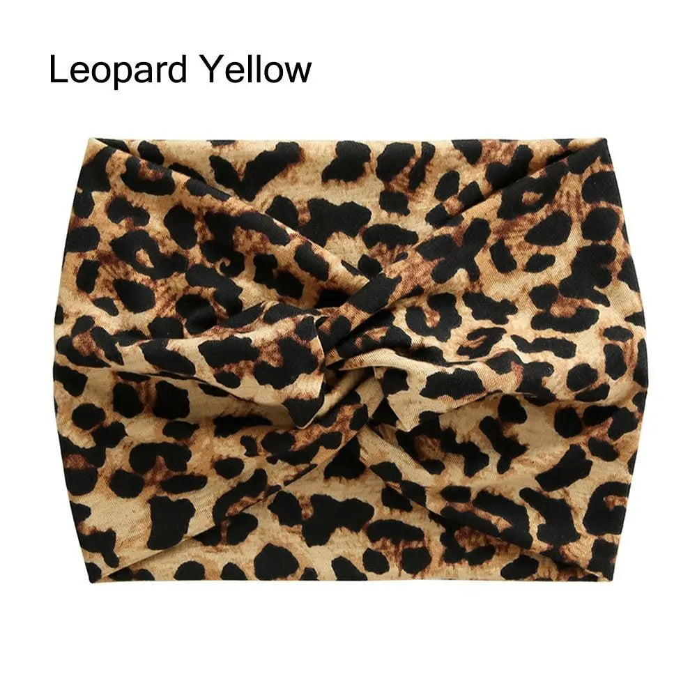 Luxe Extra-Large Twisted Turban Headband | Wide Non-Slip Workout Head Wrap | D'AuraHaven