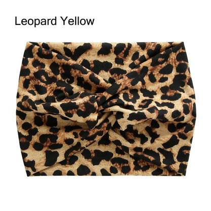 Luxe Extra-Large Twisted Turban Headband | Wide Non-Slip Workout Head Wrap | D'AuraHaven