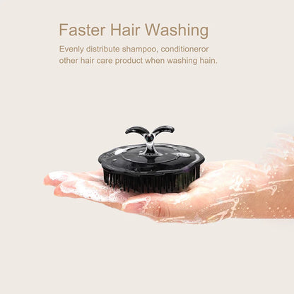 Deep Clean Scalp Massage Brush | Anti-Itch Silicone Shampoo Scrubber | D'AuraHaven