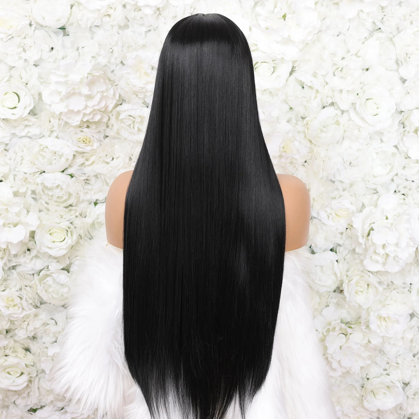 Luxe Loose Deep Wave Lace Front Wig | High-Temperature Synthetic | D'AuraHaven