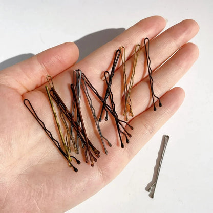 Professional 5cm Bobby Pins Set | 50-Piece Secure Grip Hairpins | D'AuraHaven