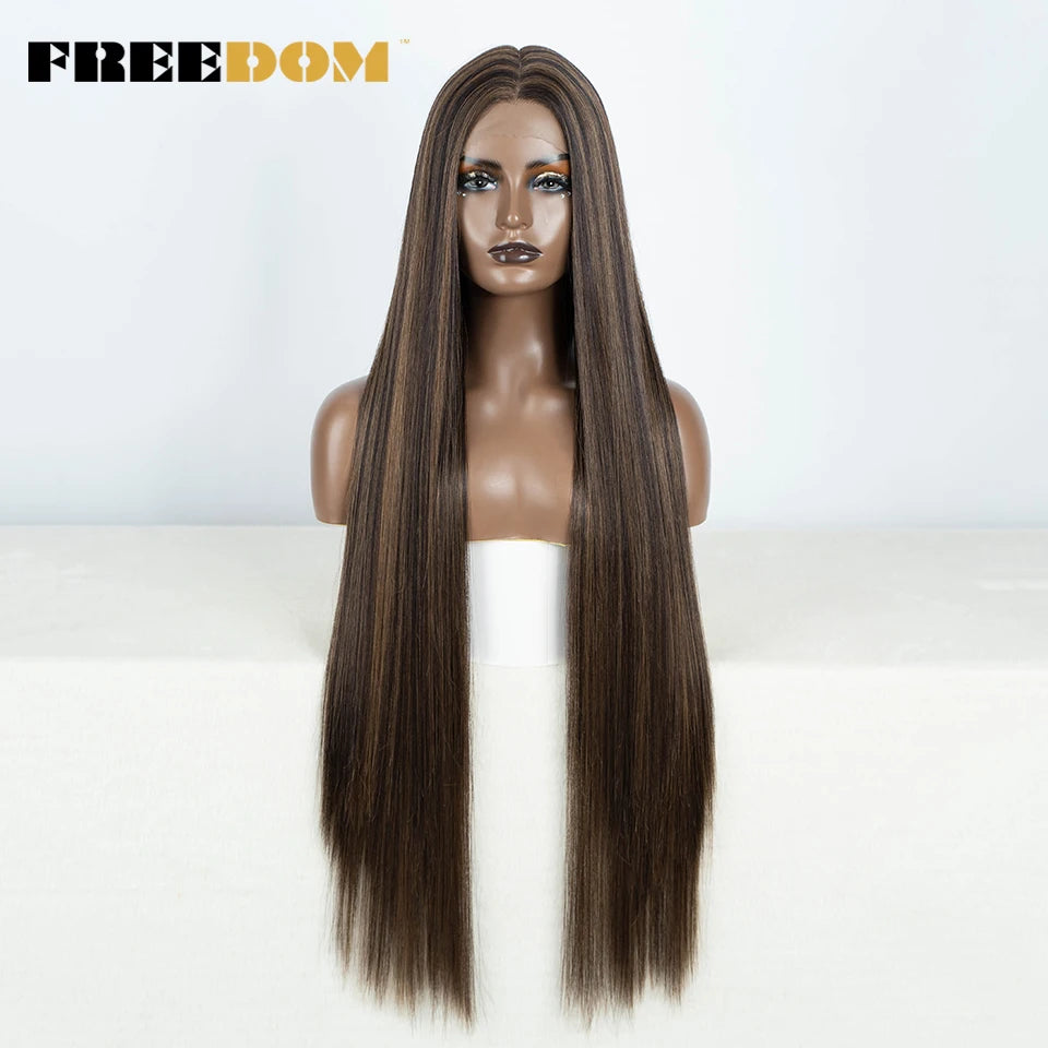 Chic Pixie Cut Lace Front Wig | Short Straight Synthetic | D'AuraHaven