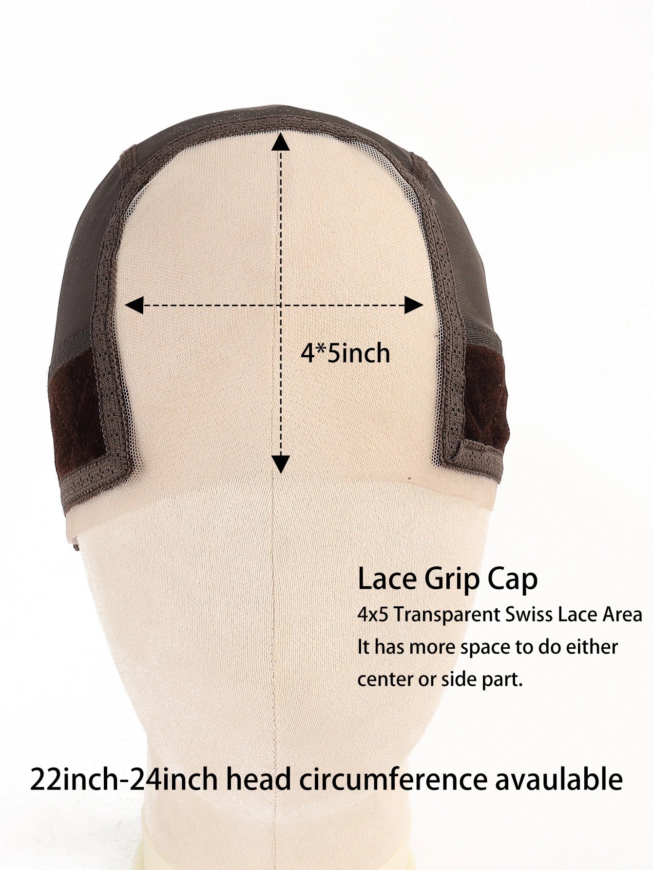 Professional Grip Wig Cap | Adjustable Headband & U-Part Wig Making Base | D'AuraHaven