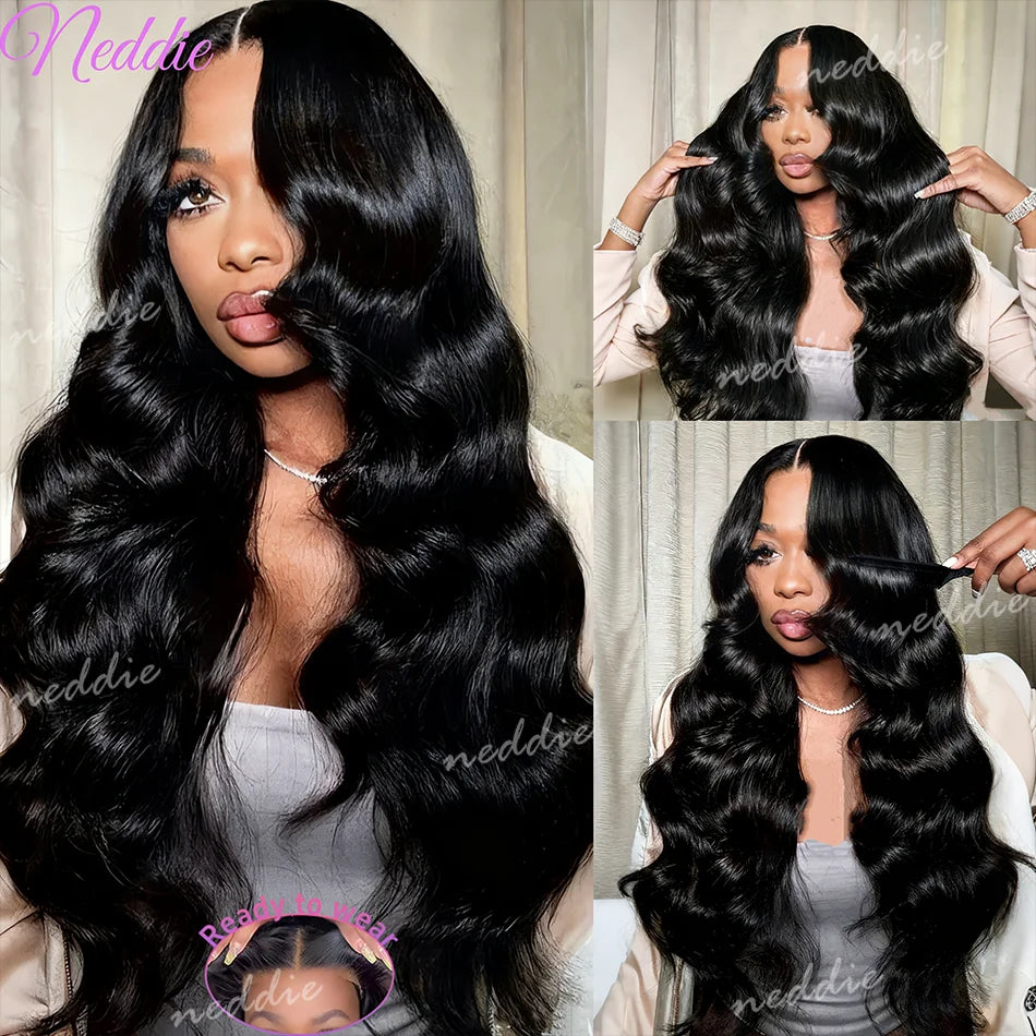 Ready-to-Wear Glueless Body Wave Wig | 5x5 HD Lace Frontal Brazilian Human Hair | D'AuraHaven