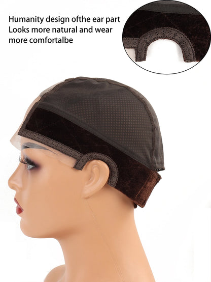 Professional Grip Wig Cap | Adjustable Headband & U-Part Wig Making Base | D'AuraHaven