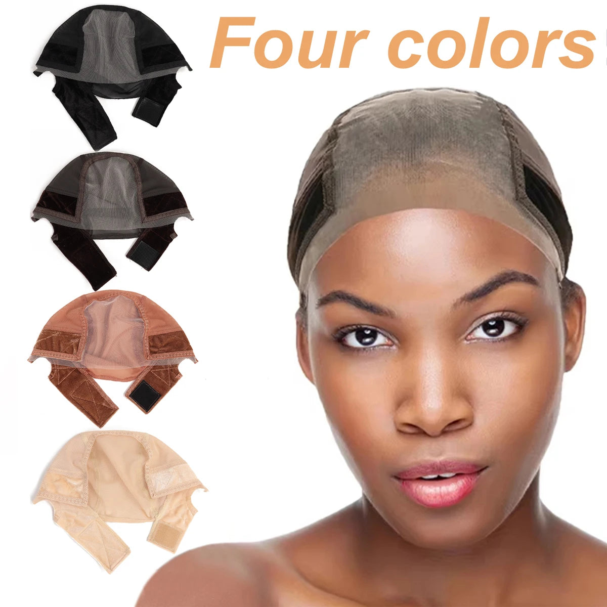 Professional Grip Wig Cap | Adjustable Headband & U-Part Wig Making Base | D'AuraHaven