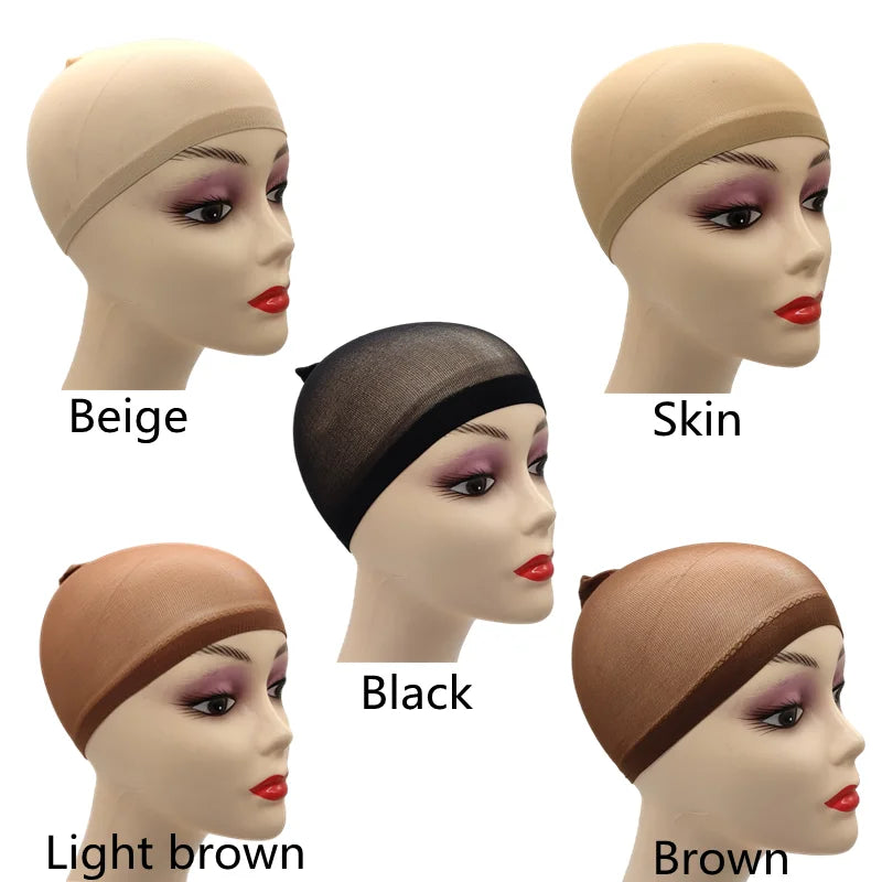 Premium Ultra-Thin Stocking Wig Caps | 2-Pack High-Stretch Mesh Hair Nets | D'AuraHaven